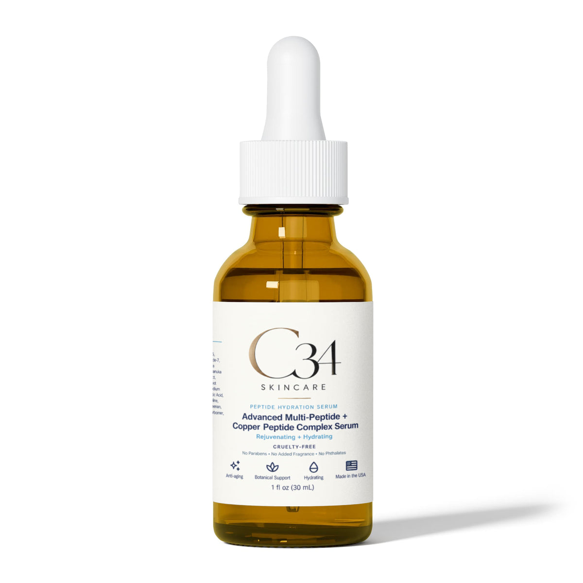 C34 Advanced Multi-Peptide + Copper Peptide Complex Serum